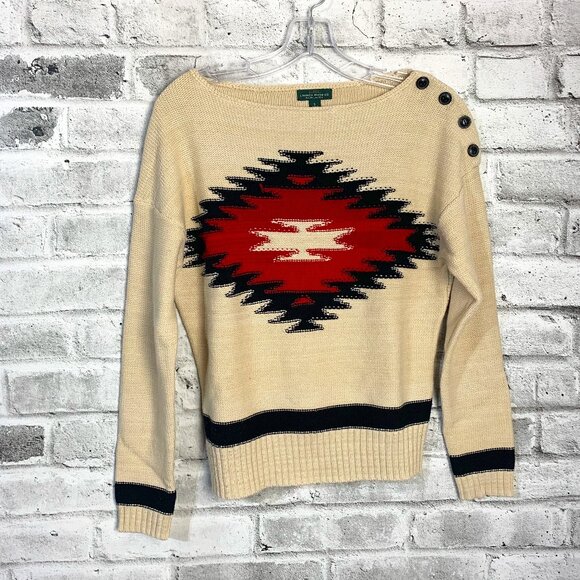Lauren Ralph Lauren Sweaters - Lauren Jeans Co Ralph Lauren Southwestern Aztec Pullover Boho Sweater